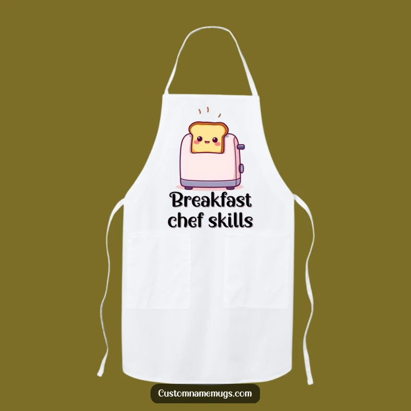 Funny Toast Surprise Apron: Cook with Breakfast Joy