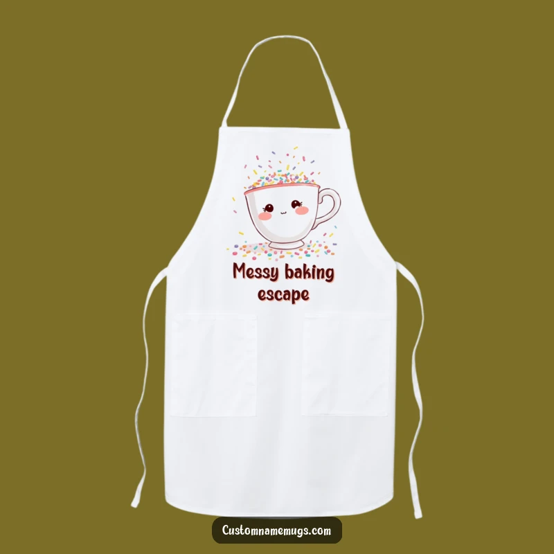 Funny Teacup Apron - Escape the Mess with Style