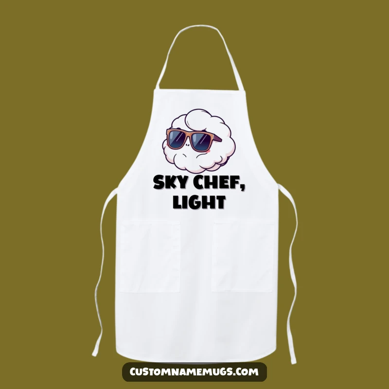 Funny Cloud Kitchen Apron: Cook with Breezy Style and Humor