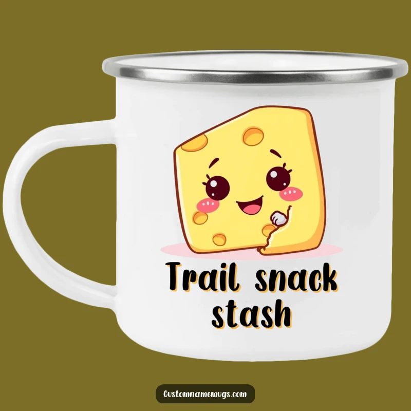 Funny Cheese Wedge Camping Mug: Your Mirthful Outdoor Companion