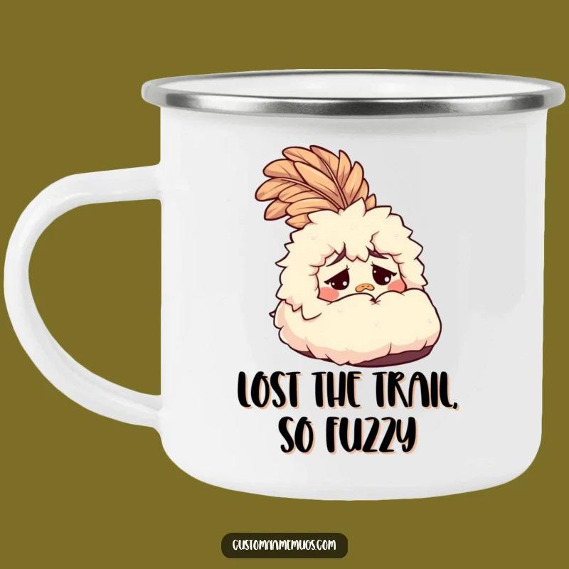 Funny Slipper Camping Mug: Bewildered Adventures, Perfect Outdoor Funny Gift