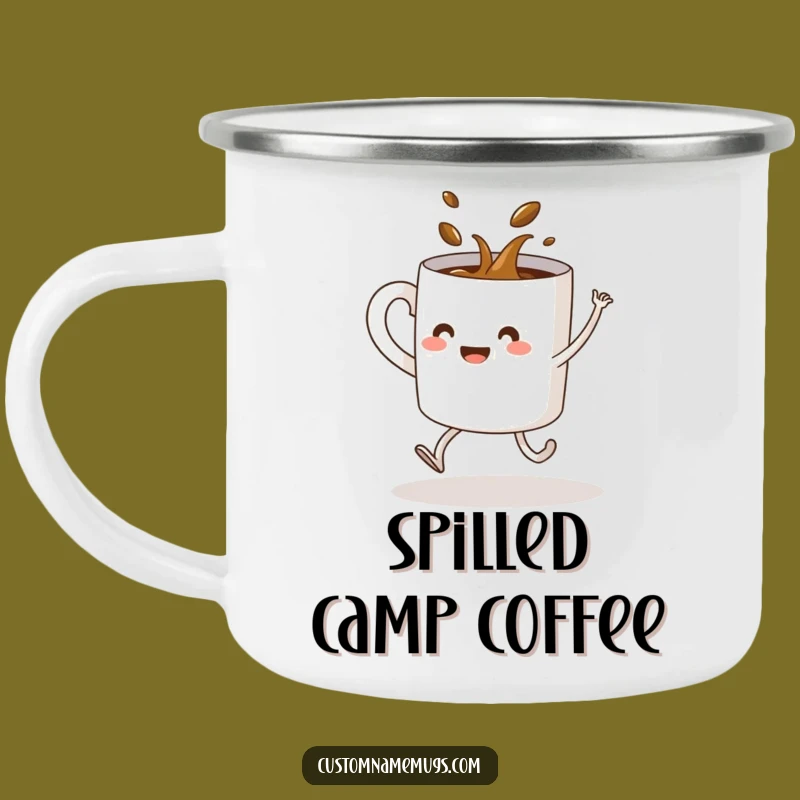 Funny Coffee Mug Dance Camping Mug: Adventure Fueled by Hilarious Spills