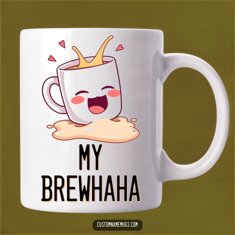Funny Koffee Mug Spill Laughing Mug: Hilarious Coffee Lover's Gift