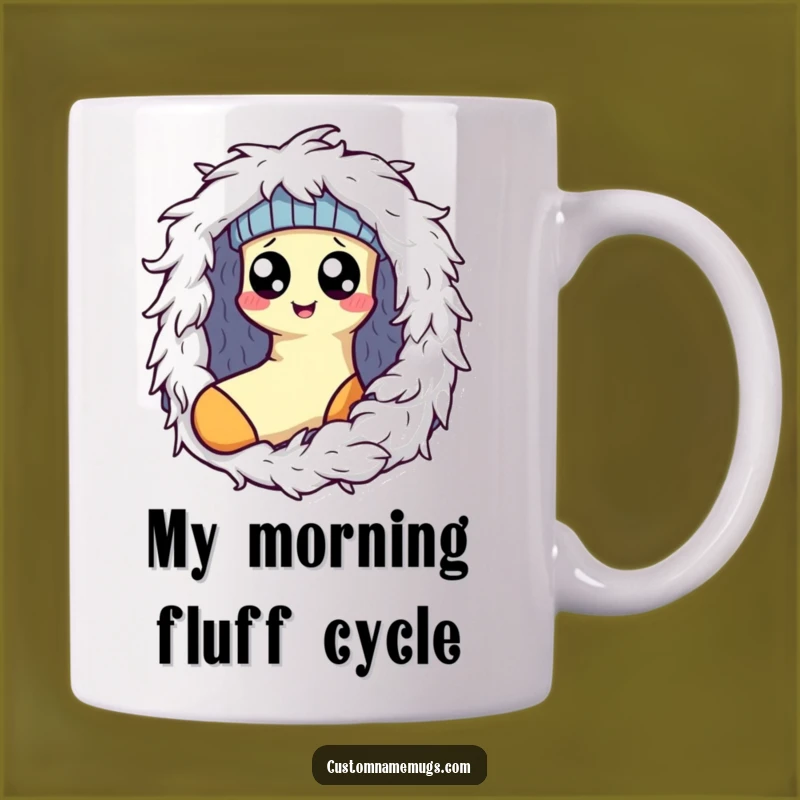 Funny Kawaii Sock Lint Monster Mug: Hilarious Laundry Day Gift for Sock Lovers