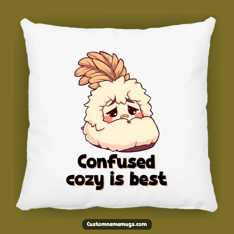 Funny Slipper Pillow: Cozy Bewilderment with Feather Accent, Ultimate Funny Gift