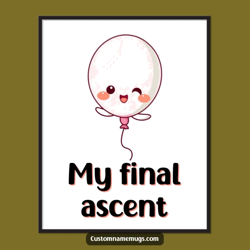 Funny Kawaii Balloon Popping Digital Art: Hilarious Decor for Ambitious Spaces