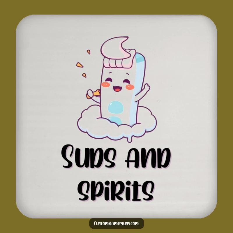 Funny Kawaii Toothbrush Cloud Coaster: Hilarious Protection for Surfaces