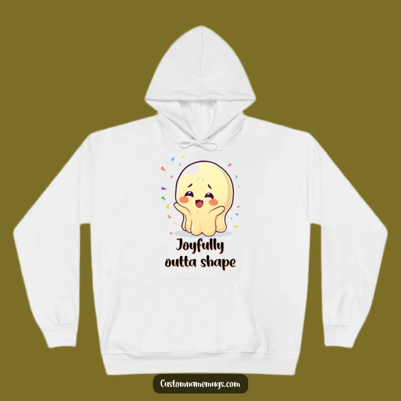 Funny Wobbly Jelly Hoodie: Cozy Confetti Fun, Ultimate Cozy Funny Gift
