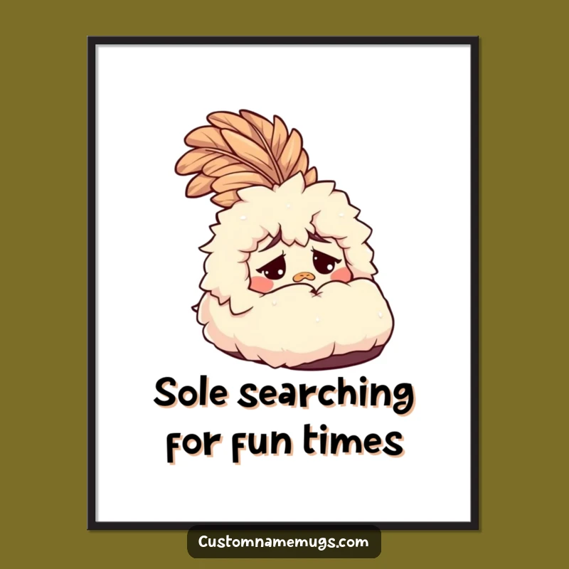 Free Printable Confused Slipper Wall Art Funny Downloadable Decor DIY Gift