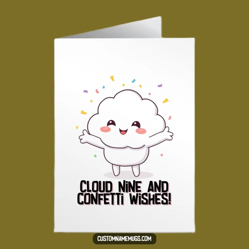 Free Printable Birthday Card: Confetti Cloud Party! - Joyful Downloadable Greeting