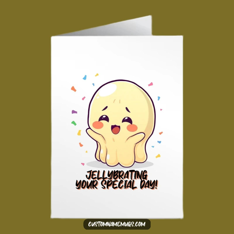 Free Printable Wobbly Jelly Birthday Card Funny Downloadable Gift DIY