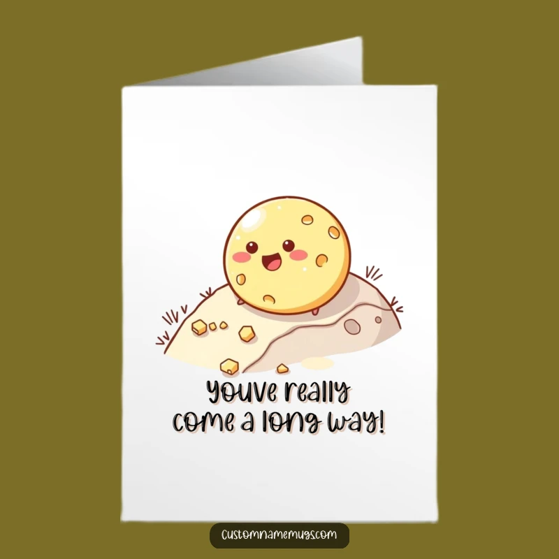 Free Printable Congrats Card: Rolling Cheese Celebration - Downloadable & Print at Home