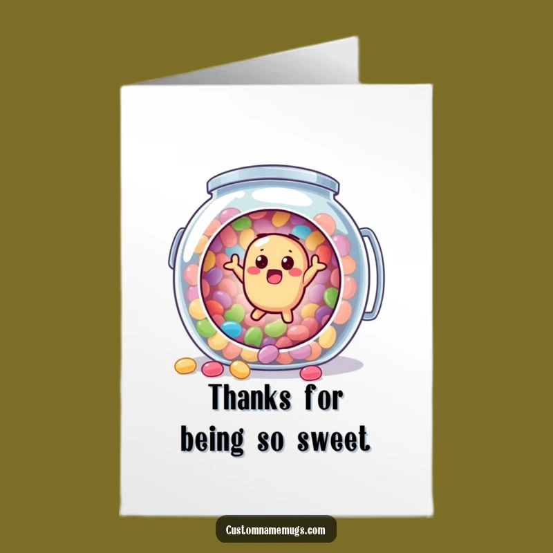 Free Printable Funny Thank You Card: Jellybean Surprise - Hilarious Downloadable Gift!
