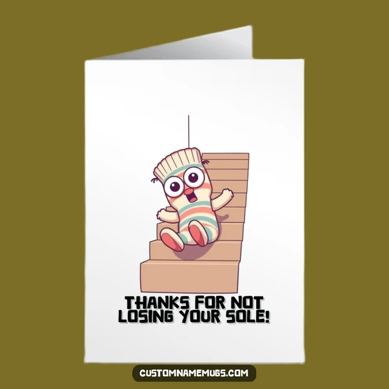 Free Printable Thank You Card: Sock's Tumble - A Funny Downloadable Thanks