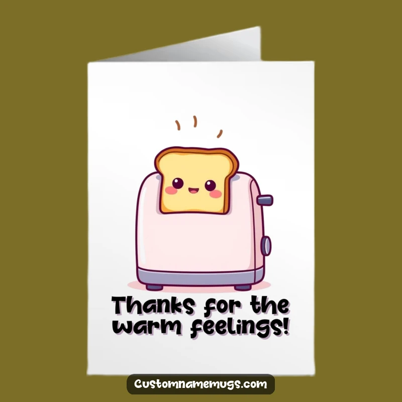 Free Printable Thank You Card: Cheerful Toast, Funny Downloadable Gift