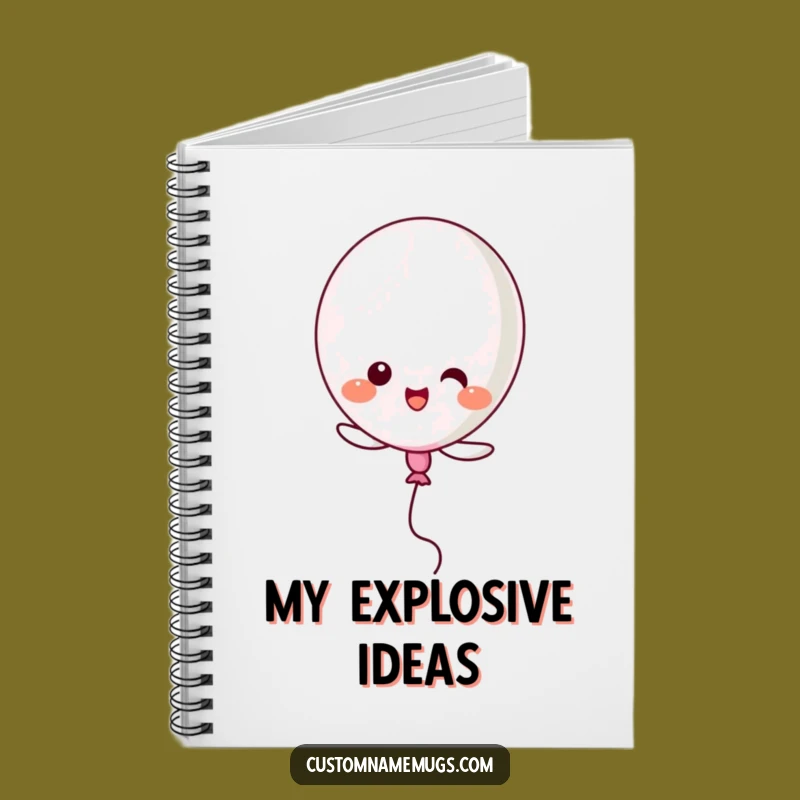 Funny Kawaii Balloon Popping Notebook: Hilarious Journal for Big Ideas