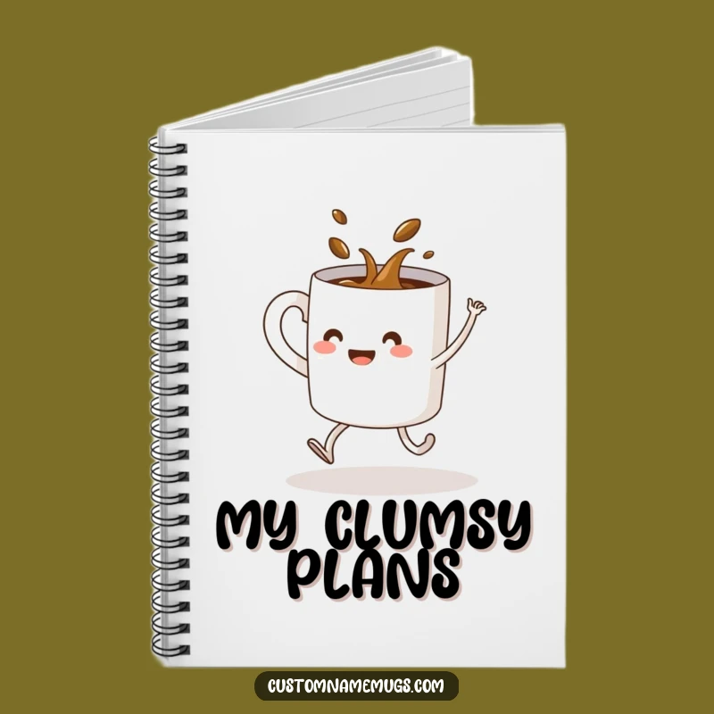 Funny Coffee Mug Dance Notebook: Jot Down Ideas with Hilarious Flair