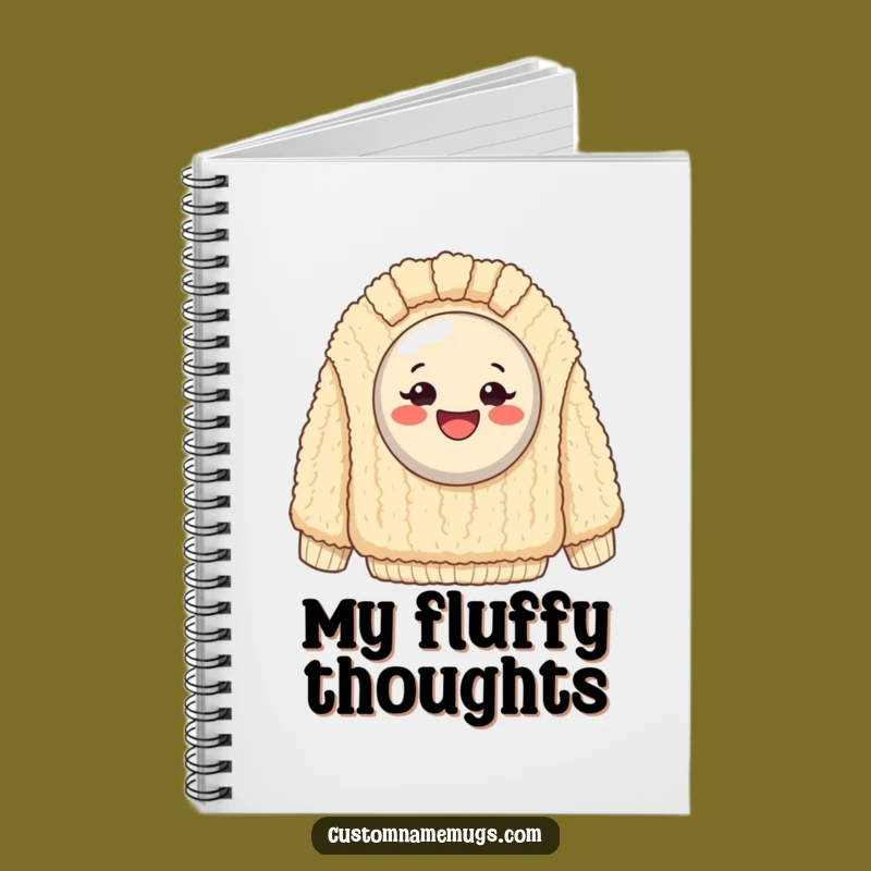 Funny Happy Button Sweater Notebook: Jot Down Ideas with Cozy, Hilarious Flair