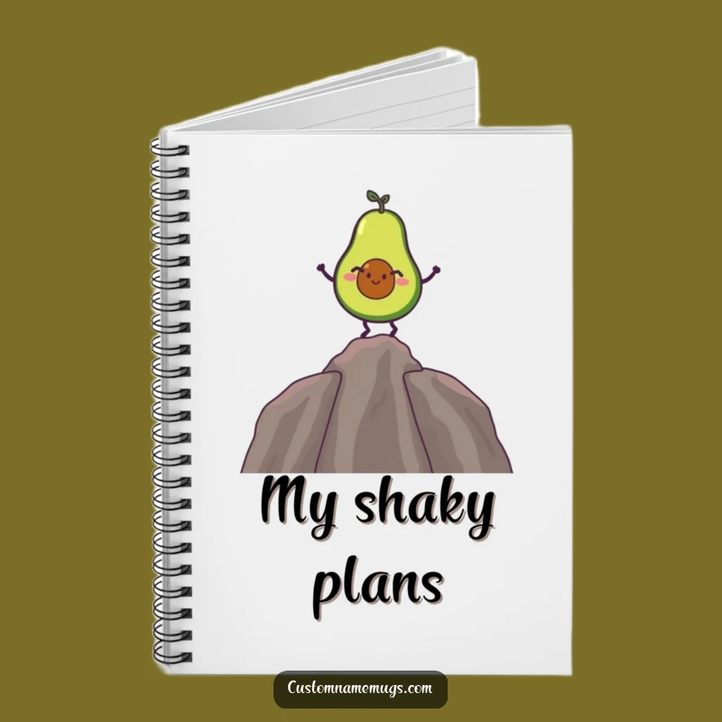 Funny Avocado Balance Notebook: Capture Your Thoughts with Comical Style
