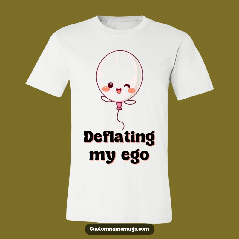 Funny Kawaii Balloon Popping T-Shirt: Hilarious Tee for Over-Achievers