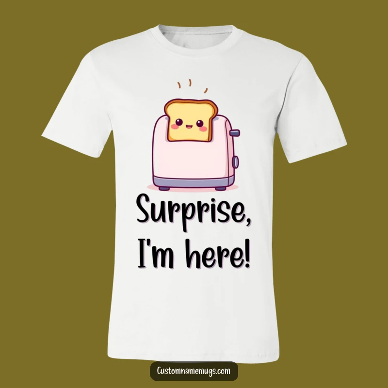 Funny Toast Surprise T-Shirt: Wear Your Morning Delight Boldly