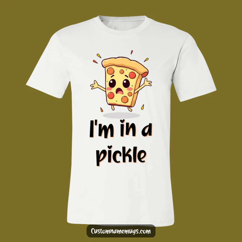 Funny Falling Pizza T-Shirt: Wear the Chaos, Perfect Foodie Gift