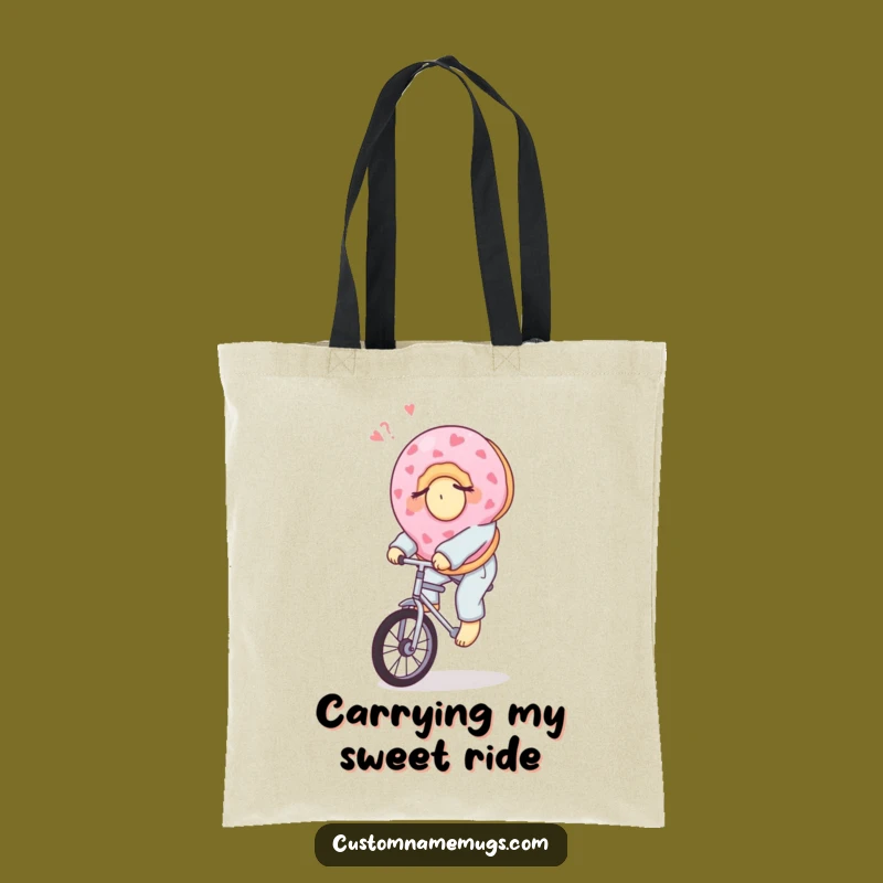 Funny Donut Tote Bag: Carry Your Treats with Pajama Style