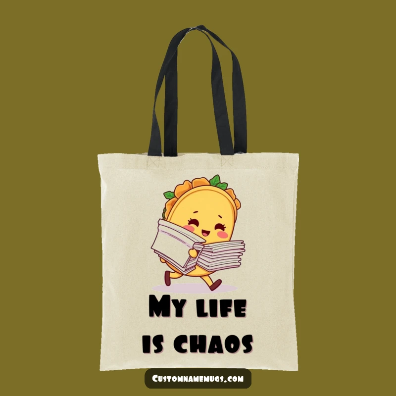 Funny Taco Paper Trip Tote Bag - Hilarious Accessory for Busy Bees Gift!