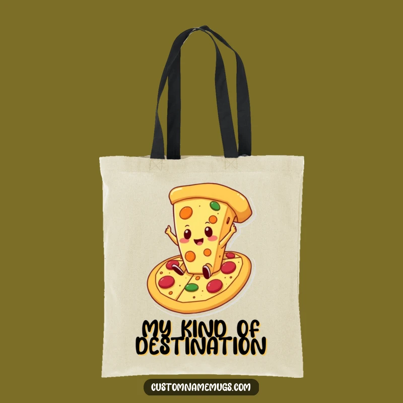 Funny Cheese Pizza Tote Bag: Carry Your Lunch (or Laughs) with This Hilarious Gift